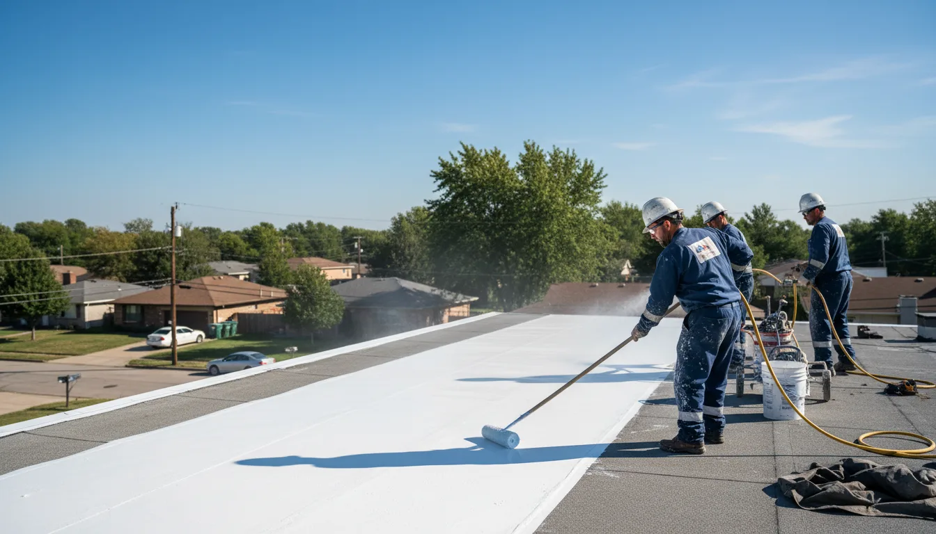 Commercial roof coating in Bent Mountain, VA near me